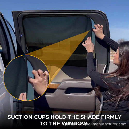 Sun Shield Against UV Rays Universal car curtain shade breathable mesh cover Factory